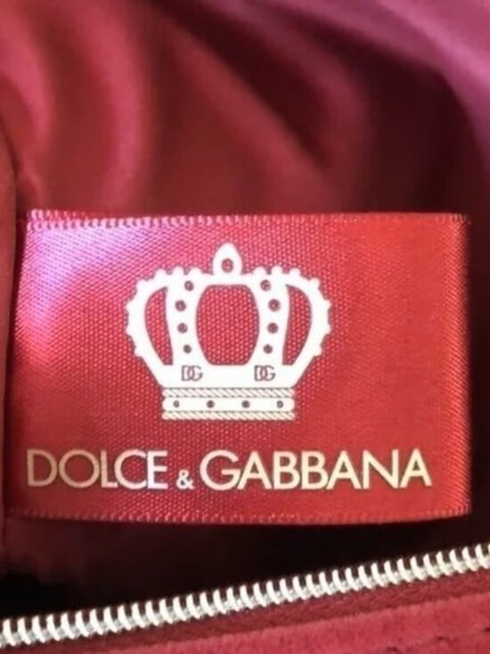 Dolce & Gabbana Red Velvet Cosmetic Bag - Picture 2 of 4